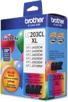 Brother Printer LC2033PKS Multi Pack Ink Cartridge, Cyan/Magenta/Yellow
