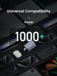 UGREEN Nexode Pro 100W USB C Charger, 3-Port GaN Compact Fast PPS Wall Charger for MacBook Pro/Air, Pixelbook, iPad Pro, iPhone 15 Pro/14, Galaxy S23/Note20, Pixel 8, Steam Deck and More