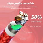 USB C to USB C Cable, USB C Charger Cable (60W 3Pack 6ft), Fast Charging Cable for iPhone 15/15 Plus/15 Pro/15 Pro Max, USB C Cable Compatible with Laptops/Tablets/Switches/Phones/Game Consoles etc