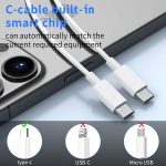 Phone 15 Charger Fast Charging, [MFi Certified] 2 Pack 20W PD USB C Wall Charger Block with 6ft USB-C to C Cable for Phone 15Pro/Plus/Pro Max, iPad Pro 12.9/11 inch, iPad Air 5th/Mini and More