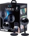 Geeni Look Smart Indoor 1080p HD Security Camera with Night Vision, Motion Detection, 2-Way Audio, Works with Alexa and Google Home, Black, 2-Pack