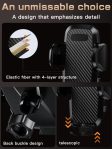 Topmake Car Phone Holder Mount, Cell Phone Holder for Car Dashboard Windshield, Black