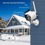 [2023 Upgraded] Zmodo 1080p Outdoor Wireless Camera, 3 Pack Indoor Outside WiFi Cameras, IR Night Vision, Motion Detection, Remote View, Easy Setup, White, Plug-In, Compatible with Alexa 3 Count