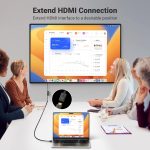 UGREEN HDMI Extension Cable 4K HDMI Extender 1.5FT Male to Female Adapter Cord Compatible with Roku TV Stick PS5 PS4 Xbox Laptop PC Nintendo Switch Blu Ray Player Google Chromecast Wii U HDTV