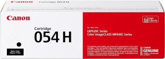 Canon Genuine Toner, Cartridge 054 Black, High Capacity (3028C001) 1 Pack Color imageCLASS MF641Cdw, MF642Cdw, MF644Cdw, LBP622Cdw Laser Printer, Black High Capacity