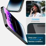 Spigen Tempered Glass Screen Protector [GlasTR EZ FIT] designed for iPhone 14 Pro Max [Case Friendly] – Sensor Protection / 2 Pack