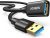 UGREEN USB Extender, USB 3.0 Extension Cable Male to Female USB Cable High-Speed Data Transfer Compatible with Webcam, Gamepad, USB Keyboard, Mouse, Flash Drive, Hard Drive, Oculus VR, Xbox 3 FT