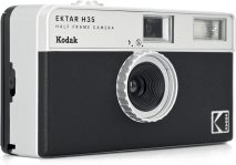 KODAK EKTAR H35 Half Frame Film Camera, 35mm, Reusable, Focus-Free, Lightweight, Easy-to-Use (Black) (Film & AAA Battery are not Included)