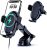UGDLUCK Wireless Car Charger, 15W Fast Charging Car Charger Mount with LED Lights Dashboard Windshield Air Vent Car Phone Holder fit for iPhone 15 14 13 12 11 Pro Max,Samsung Galaxy S24 S23 S22, etc