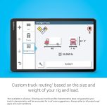 Garmin dēzl OTR1000, 10-inch GPS Truck Navigator, Easy-to-read Touchscreen Display, Custom Truck Routing and Load-to-dock Guidance