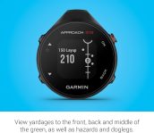 Garmin Approach G12, Clip-on Golf GPS Rangefinder, 42k+ Preloaded Courses, 010-02555-00