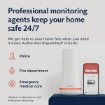 SimpliSafe 5 Piece Wireless Home Security System – Optional 24/7 Professional Monitoring – No Contract – Compatible with Alexa and Google Assistant,White