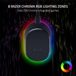 Razer Mouse Dock Pro with Wireless Charging Puck Magnetic Wireless Charging – Integrated HyperPolling 8K Hz Transceiver – Anti-Slip Base – Chroma RGB Lighting – Classic Black