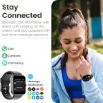 TOZO S4 AcuFit One Smart Watch 1.78″ AMOLED Screen for Men Women, Bluetooth Call Dial Fitness Tracker, Heart Rate and Blood Oxygen, Sleep Monitor, IP68 Waterproof, Workout for iOS Android