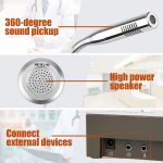 Retevis RT-9908 Window Speaker System,Intercom System, Two Way Voice Transmission,High Power Speaker,Speaker for Bank,School,Store