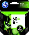 HP 60XL Black High-yield Ink Cartridge | Works with DeskJet D1660, D2500, D2600, D5560, F2400, F4200, F4400, F4580; ENVY 100, 110, 120; PhotoSmart C4600, C4700, D110a Series | CC641WN