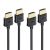 Cable Matters 2-Pack Ultra Thin HDMI Cable 6 ft, Support 4K@60Hz, Ultra Slim HDMI Cable 4K Rated with Ethernet, HDR Support for PS5, Xbox Series X/S, RTX4090/3090, RX 7900/7800, Apple TV, and More