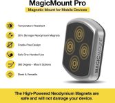 Scosche MPDB MagicMount Pro Magnetic Car Phone Holder Mount – 360 Degree Adjustable Head, Universal With All Devices – Dashboard Phone Mount for Car