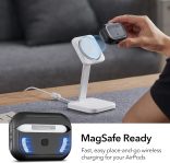 ESR for AirPods Pro Case (2023/2022/2019, 2nd/1st Gen), Compatible with Airpods Pro 2 (USB-C/Lightning Cable), MagSafe Ready, Magnetic Lid Lock, Full Drop Protection Cover with Lanyard, Black