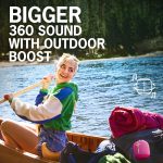 Ultimate Ears WONDERBOOM 3, Small Portable Wireless Bluetooth Speaker, Big Bass 360-Degree Sound for Outdoors, Waterproof, Dustproof IP67, Floatable, 131 ft Range – Performance Blue