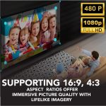 RCA – RPJ060 Portable Projector Home Theater Entertainment System, Long Lasting Battery – 2.5 Hours per Charge – Outdoor, Rechargeable, Speakers – Enjoy without any Cable on the go – Phone/Stick/PC