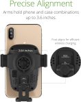 iOttie Auto Sense Qi Wireless Car Charger – Automatic Clamping Dashboard Phone Mount with Wireless Charging for Google Pixel, iPhone, Samsung Galaxy, Huawei, LG, and other Smartphones
