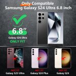 Red2Fire for Samsung Galaxy S24 Ultra Case, with 2Pcs [Tempered Glass Screen Protector+Camera Protector][Military Grade Shockproof] Heavy Duty Full Body Protection Phone Case for S24 Ultra Case