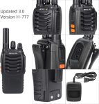 Retevis H-777 Walkie Talkies Rechargeable, 2 Way Radios Long Range, Portable FRS Two-Way Radios, Short Antenna, LED Flashlight, for Adults Family Outdoor (3 Pack)