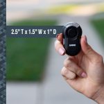 SABRE 2-in-1 Clip-On Personal Alarm With LED Safety Light, 120dB Alarm, Audible Up To 1,300-Feet (395-Meters), 3 Light Modes (Always On, Slow Flash and Fast Flash, Weatherproof