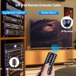 Cable Matters Infrared Remote Extender Cable 10 ft, IR Repeater Kit Cable, IR Extender, USB IR Blaster Cable – 10 Feet