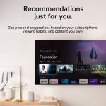 Chromecast with Google TV (HD) – Streaming Stick Entertainment on Your TV with Voice Search – Watch Movies, Shows, and Live TV in 1080p HD – Snow