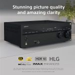Sony STR-AN1000 7.2 CH Surround Sound Home Theater 8K A/V Receiver Dolby Atmos, DTS:X, Digital Cinema Auto Calibration IX, Bluetooth, WiFi, Google Chromecast, Spotify connect, Apple AirPlay, HDMI 2.1