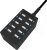 SABRENT 60 Watt (12 Amp) 10 Port [UL Certified] Family Sized Desktop USB Rapid Charger. Smart USB Ports with Auto Detect Technology [Black] (AX-TPCS)