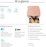HP Sprocket Portable 2×3″ Instant Color Photo Printer (Blush) Print Pictures on Zink Sticky-Backed Paper from your iOS & Android Device.
