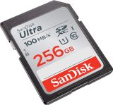 SanDisk 256GB Ultra SDXC UHS-I Memory Card – 100MB/s, C10, U1, Full HD, SD Card – SDSDUNR-256G-GN6IN