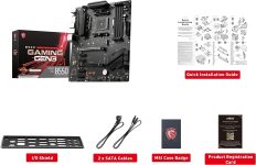 MSI B550 Gaming GEN3 Gaming Motherboard (AMD AM4, DDR4, PCIe 3.0, SATA 6Gb/s, M.2, USB 3.2 Gen 1, HDMI, ATX, AMD Ryzen 5000/4000 Series Processors)