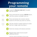 Philips Universal Remote Control Replacement for Samsung, Vizio, LG, Sony, Sharp, Roku, Apple TV, RCA, Panasonic, Smart TVs, Streaming Players, Blu-ray, DVD, Simple Setup, 6 Device, Blue, SRP6249B/27