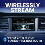 BOSS Audio Systems 820BRGB Multimedia Car Stereo – Double Din, Bluetooth Audio and Hands-Free Calling, MP3 Player, USB Port, AUX Input, AM/FM Radio Receiver, No CD/DVD, Multi Color Illumination
