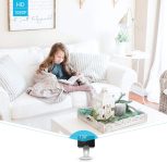 Zmodo Mini Pro 1080p Indoor Home Security Camera Wireless Baby Monitor Pet Cam Nanny Camera Two-Way Audio, Night Vision, Motion Detection Work with Alexa