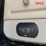 Pyle 4” x 6” Three Way Sound Speaker System – Pro Mid Range Triaxial Loud Audio 240 Watt per Pair w/ 4 Ohm Impedance and 3/4” Piezo Tweeter for Car Component Stereo PL463BL