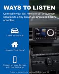 SiriusXM SXPL1V1 Onyx Plus Satellite Radio with Vehicle Kit – Easy to Install, Enjoy SiriusXM on Your Existing Car Stereo with This Dock and Play Radio