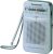 Panasonic RF-P50d Pocket AM/FM Radio Silver RF-P50D