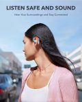 Soundcore by Anker, AeroFit Open-Ear Headphones, Ultra Comfort, Snug Fit, Ergonomic Ear Hook, Balanced Sound, IPX7 Waterproof, 42H Playtime, Bluetooth 5.3, App Control, Clear Calls, Wireless Earbuds