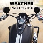 BOSS Audio Systems MCBK420B Bluetooth Speaker System – Class D Compact Amplifier, 3 Inch Weatherproof Speakers, Volume Control, Great for Use with ATVs/Motorcycles, 12 Volt Vehicles