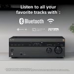 Sony STR-AN1000 7.2 CH Surround Sound Home Theater 8K A/V Receiver Dolby Atmos, DTS:X, Digital Cinema Auto Calibration IX, Bluetooth, WiFi, Google Chromecast, Spotify connect, Apple AirPlay, HDMI 2.1