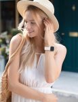 Wearlizer Floral Engraved Band Compatible with Apple Watch Bands 41mm 40mm 38mm 49mm 45mm 44mm 42mm Women, Two-Tone Flower Soft Silicone Cute Sport Strap for iWatch Series 9 8 7 6 5 4 3 2 1 SE Ultra