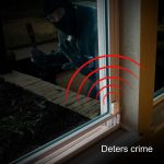 GE Personal Security Window and Door Alarm, 12 Pack, DIY Protection, Burglar Alert, Wireless Chime/Alarm, Easy Installation, Home Security, Ideal for Home, Garage, Apartment and More,White, 45989