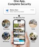 Swann Home DVR Security Camera System with 1TB HDD, 8 Channel 8 Camera, 1080p Full HD Video, Indoor or Outdoor Wired Surveillance CCTV, Color Night Vision, Heat Motion Detection, LED Lights, 845808