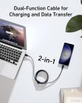 Anker USB C Cable Bio-Briaded [2 Pack, 6ft], Durable USB A to Type C Charger Cable, USB C Charger Cable Fast Charging for Samsung Galaxy Note 10/9/8 S10+/S10/S9+/S9, LG V30 (USB 2.0, Black)