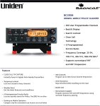 Uniden BC355N 300-Channel Base/Mobile Scanner, Close Call Capture, Pre-programmed Search “Action” Bands to Hear Non-Digital Police, Ambulance, Fire, Amateur Radio, Public Utilities, Weather & more